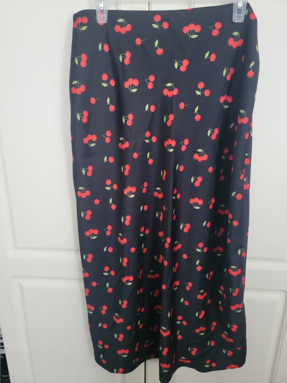 Rachel Zoe Black Dress with Cherry Accents